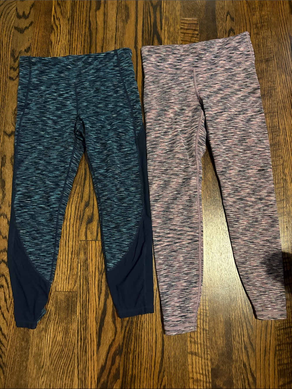 Gap fit leggings bundle Space-Dye Active Leggings - Blue Teal & Pink Heather